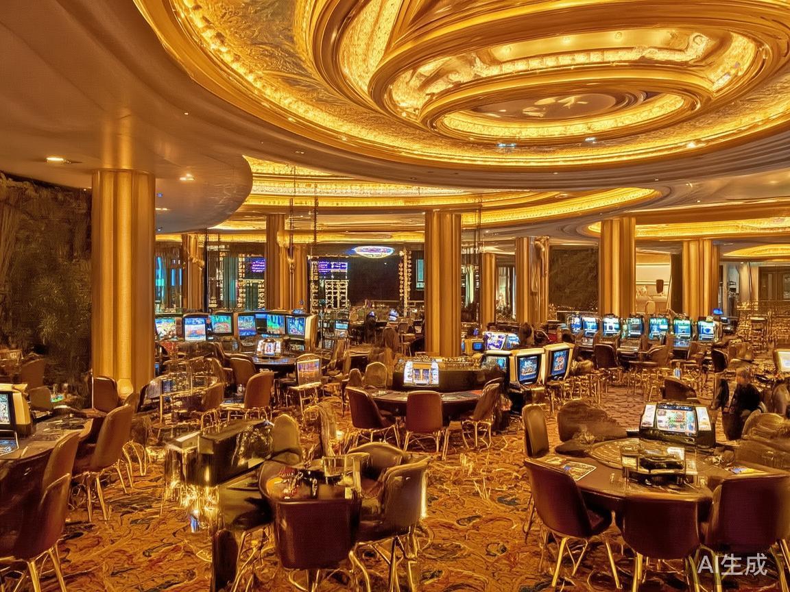 澳门至尊皇家赌场坐落于澳门繁华的商业区，其宏伟的建