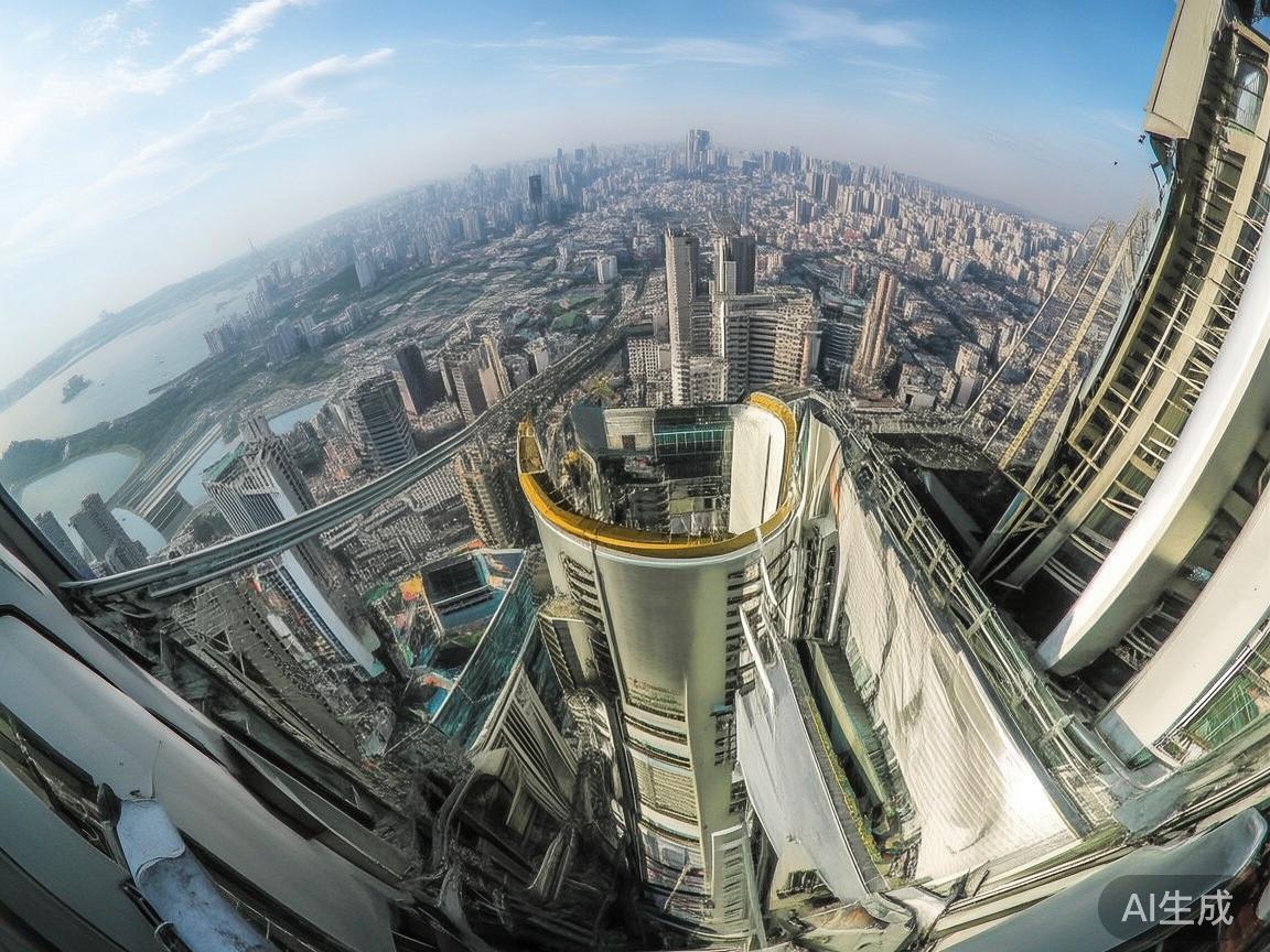 澳门塔高338米，是全球少数几座提供高空观景体验的