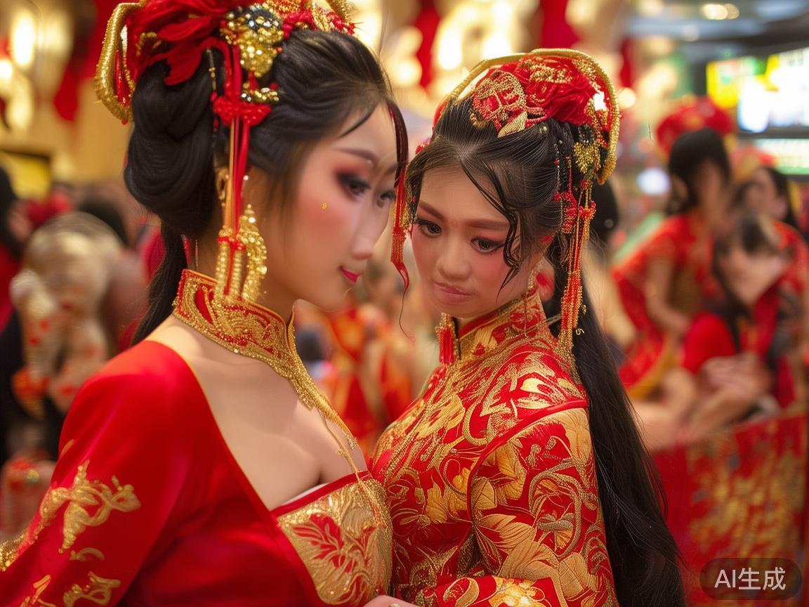 皇家澳门赌场美女在各大节日的独特造型与魅力展示全景 在澳门赌场,节日造型不仅仅是服饰上的变化,更是一种